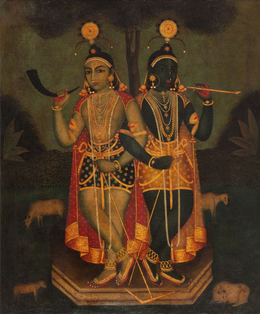 Untitled (Krishna and Balarama)