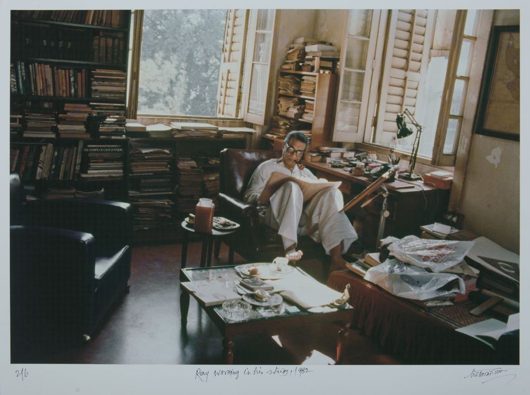 Ray Working in His Study 