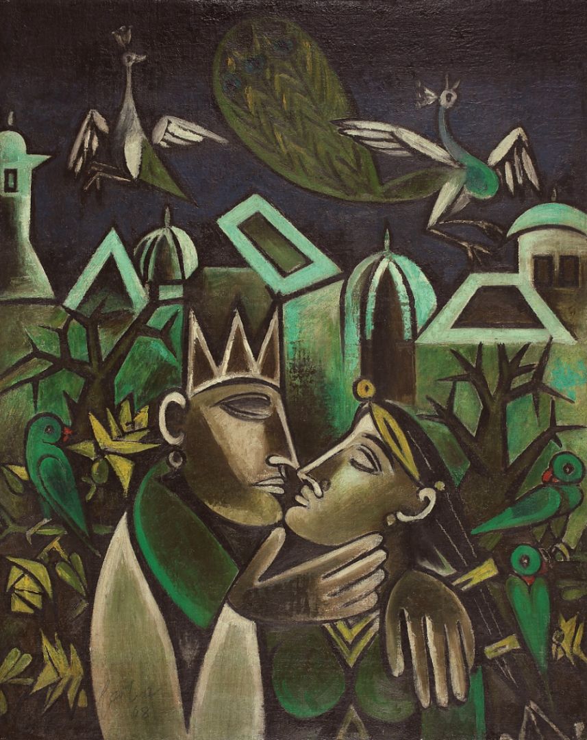Lovers in spring