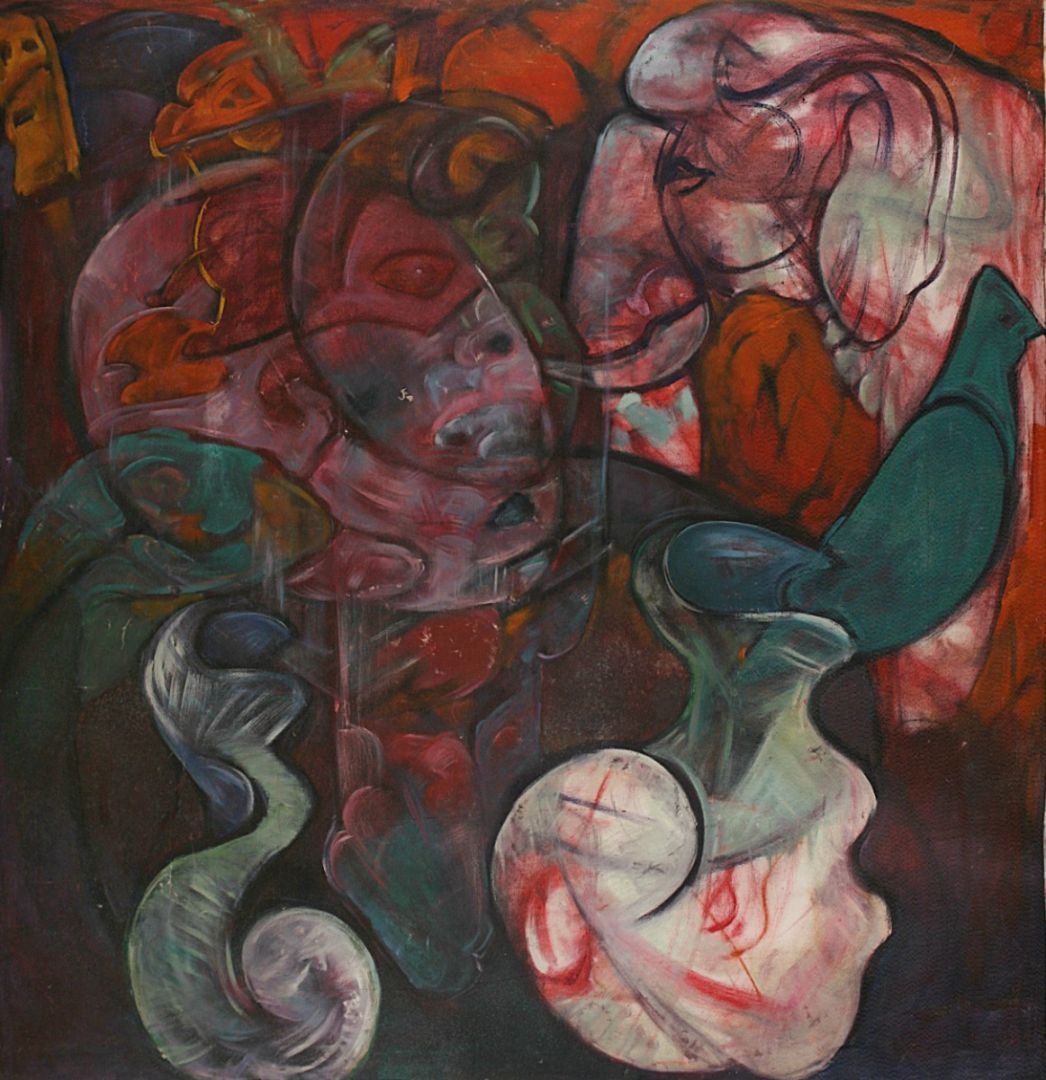 Still Life with Head Encased 
