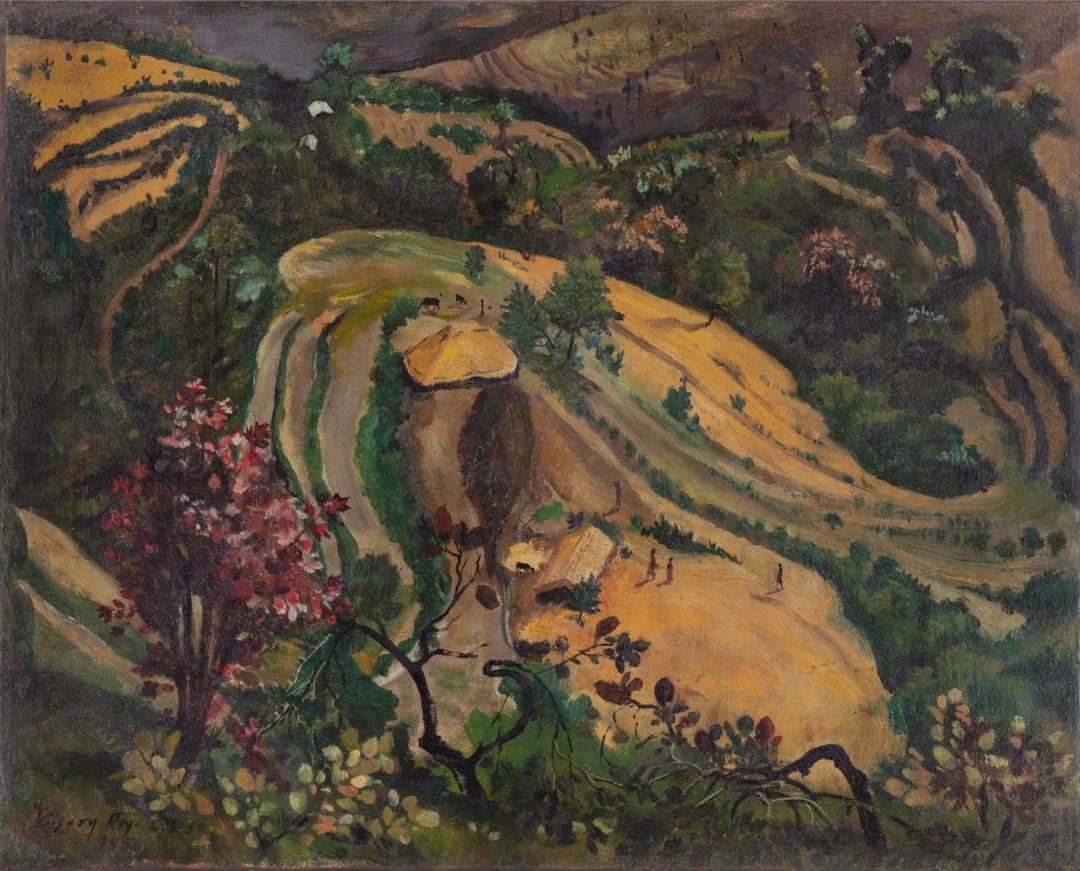 Village on Kumaun Valley (Kumaun Himalaya) 